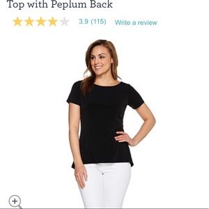 Susan Graver Classy Black Top